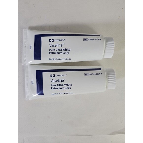 Covidien Vaseline Pure Ultra White Petroleum Jelly 3.25 Oz Pack of 2 - Picture 2 of 7